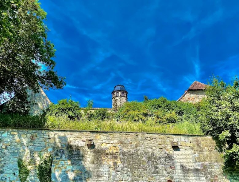 Ampfurth Castle Courtyard, Oschersleben, Germany, Germany
